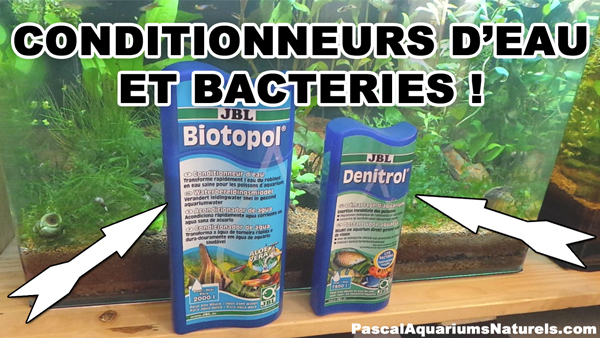 biotopol denitrol JBL et autres conditionneurs d'eau et bactéries